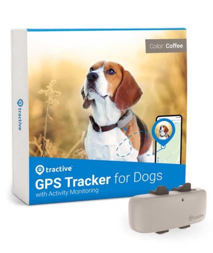 Tractive DOG 4 GPS Pet Tracker Παρακολούθησης Δραστηριότητας Σκύλου Coffee (Τεμάχιο)- Pet Trackers