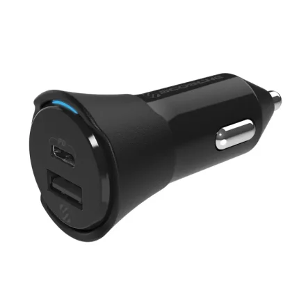 Scosche CPDCA32-SP Dual-Port USB-C & USB-A Car Charger-
