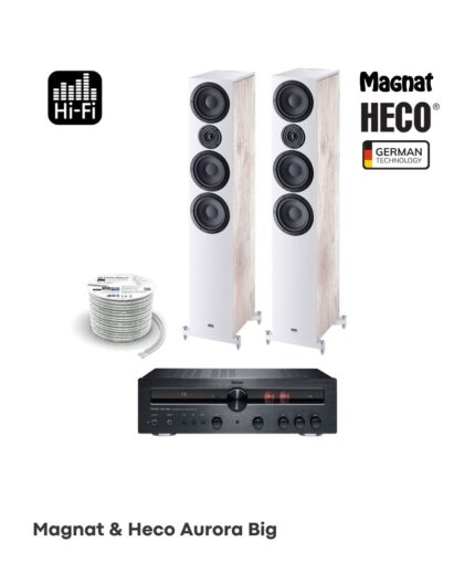 Magnat & Heco Aurora Big Πακέτο Hi Fi με Ενισχυτή Magnat MR 780 και Ηχεία Δαπέδου Heco Aurora 700 (Σετ)-