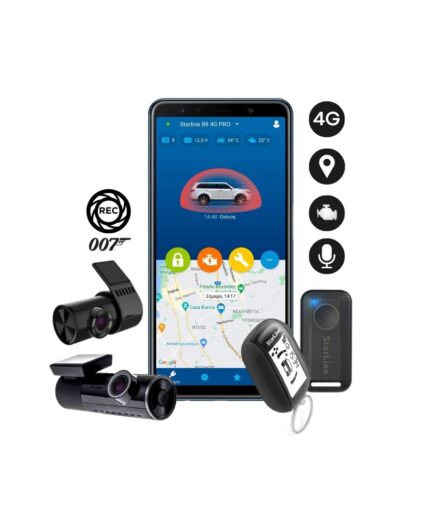 Starline B9-4G-PRO-007A V2 Συναγερμός αυτοκινήτου με GPS, εκκίνηση κινητήρα και καταγραφή μέσω κάμερας Ampire (Front & Back)-Αυτοκίνητο, Συναγερμοί, Συναγερμοί με Κάμερα Καταγραφής
