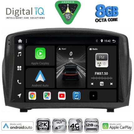 DIGITAL IQ BXK 20154B_CPAA (9inc) MULTIMEDIA TABLET for FORD FIESTA mod. 2008-2017