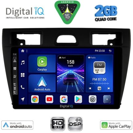 DIGITAL IQ BXC 3153BL_CPAA (9inc) MULTIMEDIA TABLET for FORD FIESTA mod. 2005-2008 (BLACK)