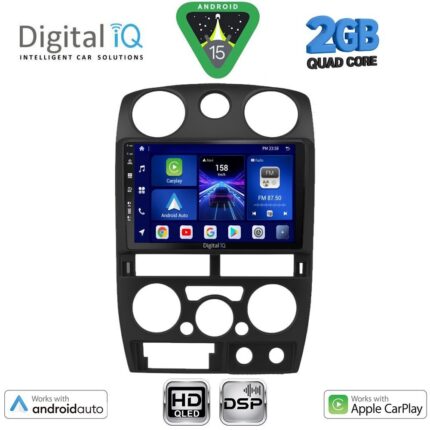 DIGITAL IQ BXC 3254BL_CPAA (9inc) MULTIMEDIA TABLET for ISUZU D-MAX mod. 2008-2012 (BLACK)