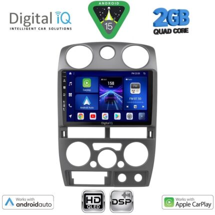 DIGITAL IQ BXC 3254GR_CPAA (9inc) MULTIMEDIA TABLET for ISUZU D-MAX mod. 2008-2012 (GREY)