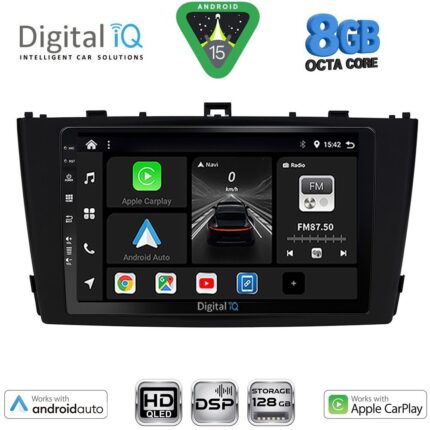 DIGITAL IQ BXF 7705BL_CPAA (9inc) MULTIMEDIA TABLET for TOYOTA AVENSIS (T27) mod. 2009-2015 (BLACK)