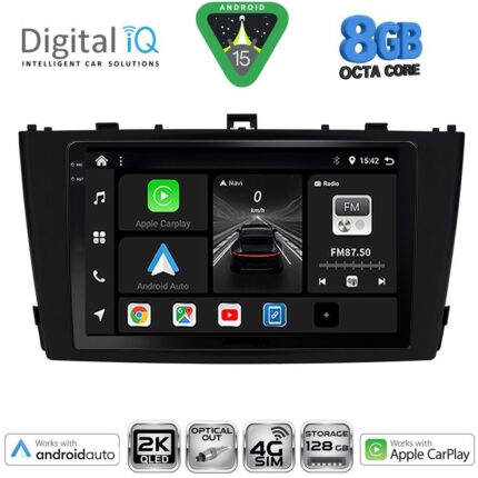 DIGITAL IQ BXK 20705BL_CPAA (9inc) MULTIMEDIA TABLET for TOYOTA AVENSIS (T27) mod. 2009-2015 (BLACK)