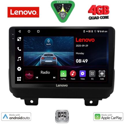 LENOVO LVE 8298_CPAA (9inc) MULTIMEDIA TABLET for JEEP WRANGLER mod. 2018-2026