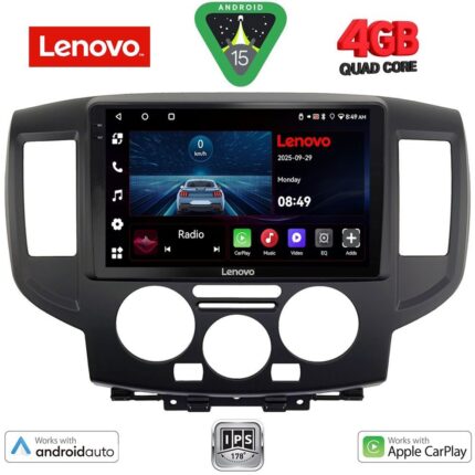 LENOVO LVE 8458BL_CPAA (9inc) MULTIMEDIA TABLET for NISSAN NV 200 mod. 2009-2020  (BLACK)