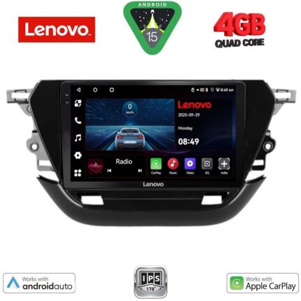 LENOVO LVE 8487_CPAA (9inc) MULTIMEDIA TABLET for OPEL CORSA F mod. 2019-2024