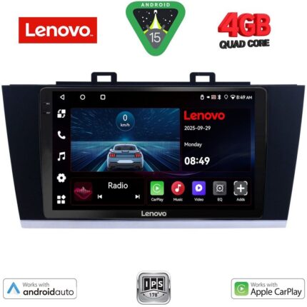 LENOVO LVE 8668_CPAA (9inc) MULTIMEDIA TABLET for SUBARU LEGACY – OUTBACK mod. 2014-2019
