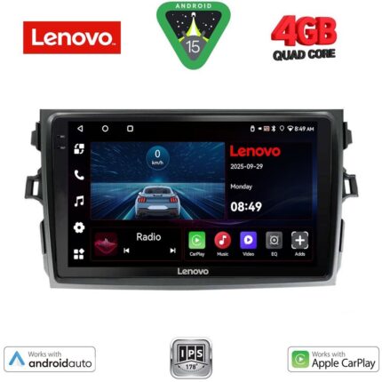 LENOVO LVE 8713_CPAA (9inc) MULTIMEDIA TABLET for TOYOTA COROLLA 4D mod. 2006-2012