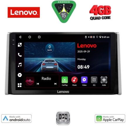 LENOVO LVE 8734_CPAA (10inc) MULTIMEDIA TABLET for TOYOTA RAV 4 mod. 2019-2025