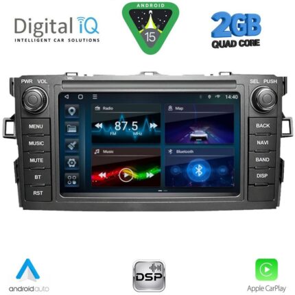 DIGITAL IQ BLD 228_CPA (7" DECK) MULTIMEDIA OEM for TOYOTA AURIS mod. 2007-2012