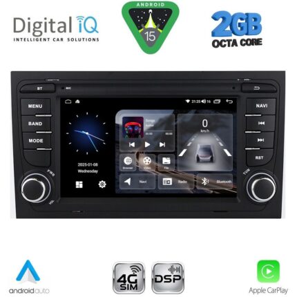 DIGITAL IQ BLF 350_CPA (7" DECK) MULTIMEDIA OEM for AUDI A4 mod. 2002-2008