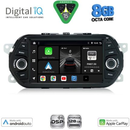 DIGITAL IQ BXF 756_CPAA (7" DECK) MULTIMEDIA SYSTEM for FIAT TIPO mod. 2015-2023