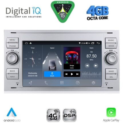 DIGITAL IQ BLG 402S_CPA (7" DECK) MULTIMEDIA SYSTEM for FORD mod. 2004-2008