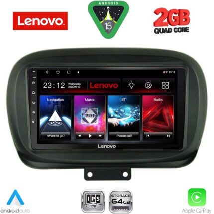 LENOVO LVD 2134_CPA (9inc) MULTIMEDIA TABLET for FIAT 500Χ mod. 2014-2022