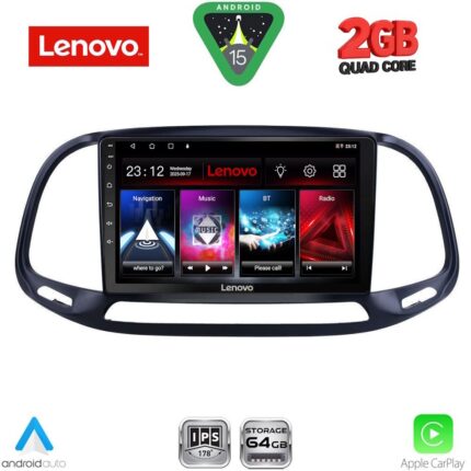 LENOVO LVD 2138_CPA (9inc) MULTIMEDIA TABLET for FIAT DOBLO – OPEL COMBO mod. 2015-2018
