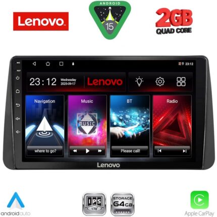 LENOVO LVD 2149_CPA DASH (9inc) MULTIMEDIA TABLET for FIAT TIPO mod. 2018-2023