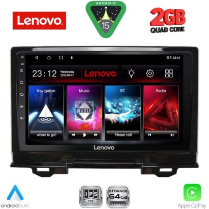 LENOVO LVD 2202_CPA (9inc) MULTIMEDIA TABLET for HONDA HRV mod. 2021-2026