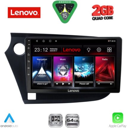 LENOVO LVD 2205_CPA (9inc) MULTIMEDIA TABLET for HONDA INSIGHT mod. 2009-2014