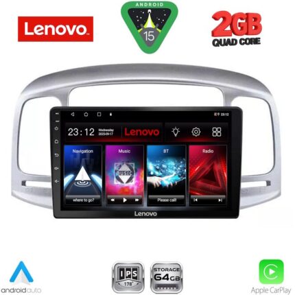 LENOVO LVD 2249SL_CPA (9inc) MULTIMEDIA TABLET for HYUNDAI ACCENT mod. 2005-2012  (SILVER)