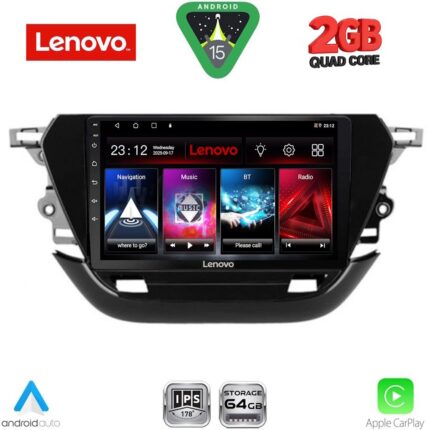 LENOVO LVD 2487_CPA (9inc) MULTIMEDIA TABLET for OPEL CORSA F mod. 2019-2024
