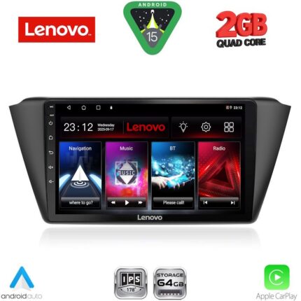 LENOVO LVD 2582_CPA (9inc) MULTIMEDIA TABLET for SKODA FABIA mod. 2015-2022