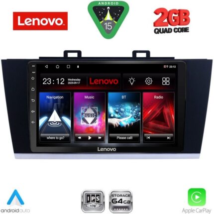 LENOVO LVD 2668_CPA (9inc) MULTIMEDIA TABLET for SUBARU LEGACY – OUTBACK mod. 2014-2019
