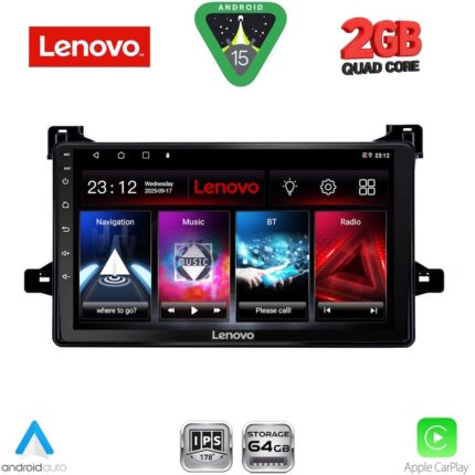 LENOVO LVD 2727_CPA (9inc) MULTIMEDIA TABLET for TOYOTA PRIUS mod. 2016-2020
