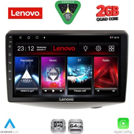 LENOVO LVD 2735_CPA (9inc) MULTIMEDIA TABLET for TOYOTA YARIS mod. 1999-2006