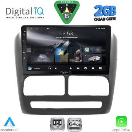 DIGITAL IQ RSD 1137_CPA (9inc) MULTIMEDIA TABLET for FIAT DOBLO mod. 2010-2015