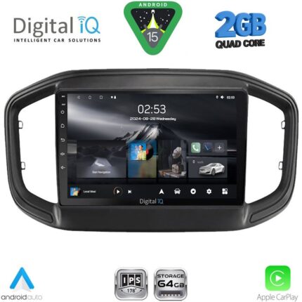 DIGITAL IQ RSD 1147_CPA (9inc) MULTIMEDIA TABLET for FIAT STRADA mod. 2020-2026
