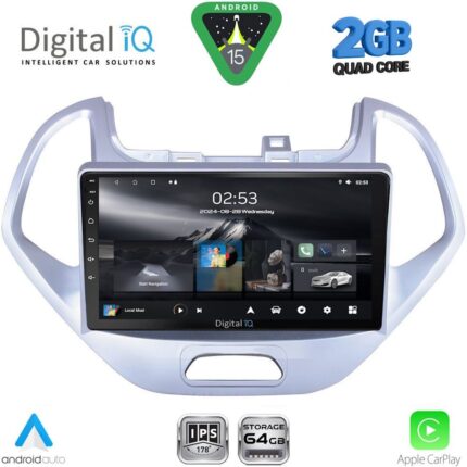 DIGITAL IQ RSD 1167LO_CPA (9inc) MULTIMEDIA TABLET for FORD KA mod. 2017-2024