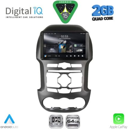 DIGITAL IQ RSD 1171S_CPA (9inc) MULTIMEDIA TABLET for FORD RANGER mod. 2011-2015