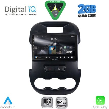 DIGITAL IQ RSD 1171_CPA (9inc) MULTIMEDIA TABLET for FORD RANGER mod. 2011-2015
