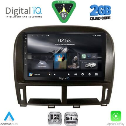 DIGITAL IQ RSD 1343_CPA (9inc) MULTIMEDIA TABLET for LEXUS LS 430 – XF 430 mod. 2000-2006
