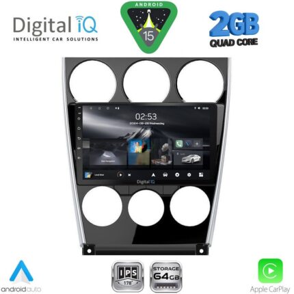 DIGITAL IQ RSD 1375_CPA (9inc) MULTIMEDIA TABLET for MAZDA 6 (FACELIFT) mod. 2005-2008