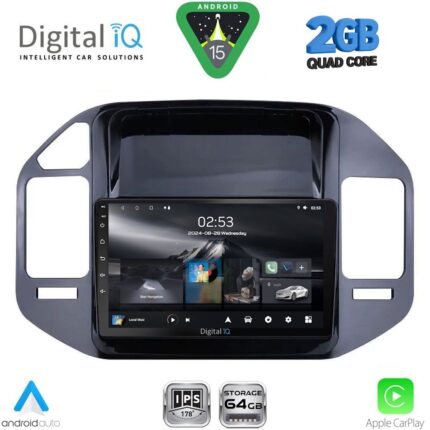 DIGITAL IQ RSD 1444_CPA (9inc) MULTIMEDIA TABLET for MITSUBISHI PAJERO mod. 1999-2006
