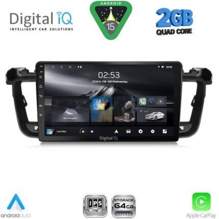 DIGITAL IQ RSD 1518_CPA (9inc) MULTIMEDIA TABLET for PEUGEOT 508 mod. 2010-2016