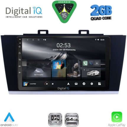 DIGITAL IQ RSD 1668_CPA (9inc) MULTIMEDIA TABLET for SUBARU LEGACY – OUTBACK mod. 2014-2019