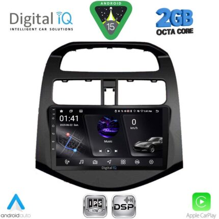 DIGITAL IQ RSF 4078_CPA (9inc) MULTIMEDIA TABLET for CHEVROLET SPARK mod. 2009-2015