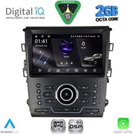 DIGITAL IQ RSF 4164_CPA CLIMA (9inc) MULTIMEDIA TABLET for FORD MONDEO mod. 2014-2023