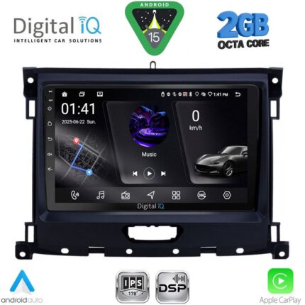 DIGITAL IQ RSF 4173_CPA (9inc) MULTIMEDIA TABLET for FORD RANGER mod. 2018-2023