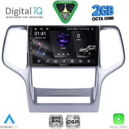 DIGITAL IQ RSF 4282_CPA (9inc) MULTIMEDIA TABLET for JEEP GRAND CHEROKEE mod. 2011-2014