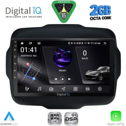 DIGITAL IQ RSF 4290_CPA (9inc) MULTIMEDIA TABLET for JEEP RENEGADE  mod. 2014-2025