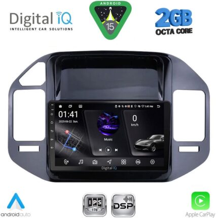 DIGITAL IQ RSF 4444_CPA (9inc) MULTIMEDIA TABLET for MITSUBISHI PAJERO mod. 1999-2006