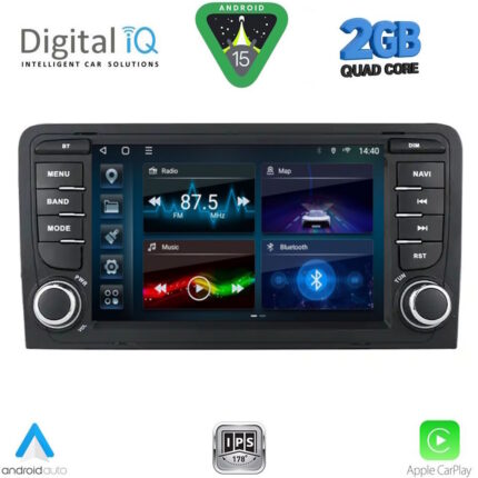 DIGITAL IQ BLD 249_CPA (7" DECK) MULTIMEDIA OEM for AUDI A3 mod. 2003-2012
