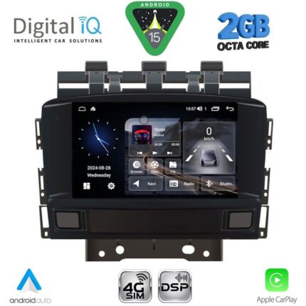 DIGITAL IQ BLF 372_CPA (8" DECK) MULTIMEDIA SYSTEM for OPEL ASTRA J mod. 2010-2016