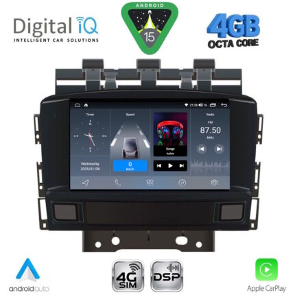 DIGITAL IQ BLG 472_CPA (7″ DECK) MULTIMEDIA OEM for OPEL ASTRA J mod. 2010-2016